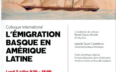 Colloque L’émigration basque en Amérique latine – Bayonne 2021